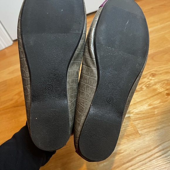 Old Navy Magenta and Grey Flats Size 8 - Picture 4 of 10